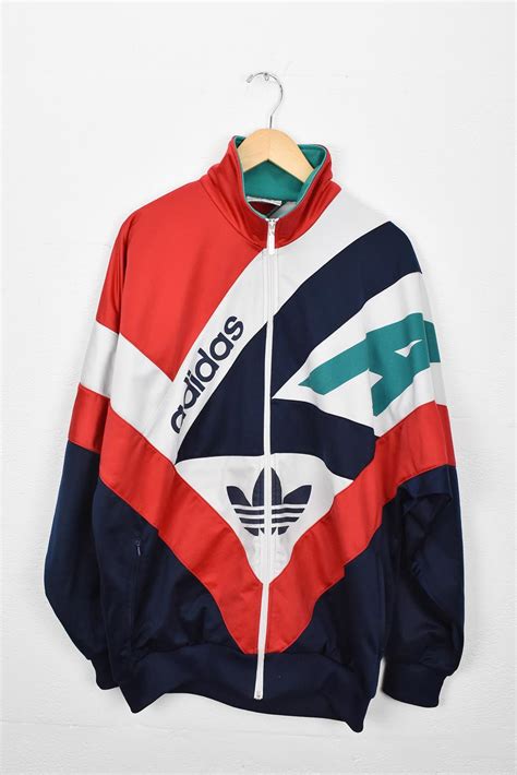 adidas vintage jacke rot|adidas vintage jackets.